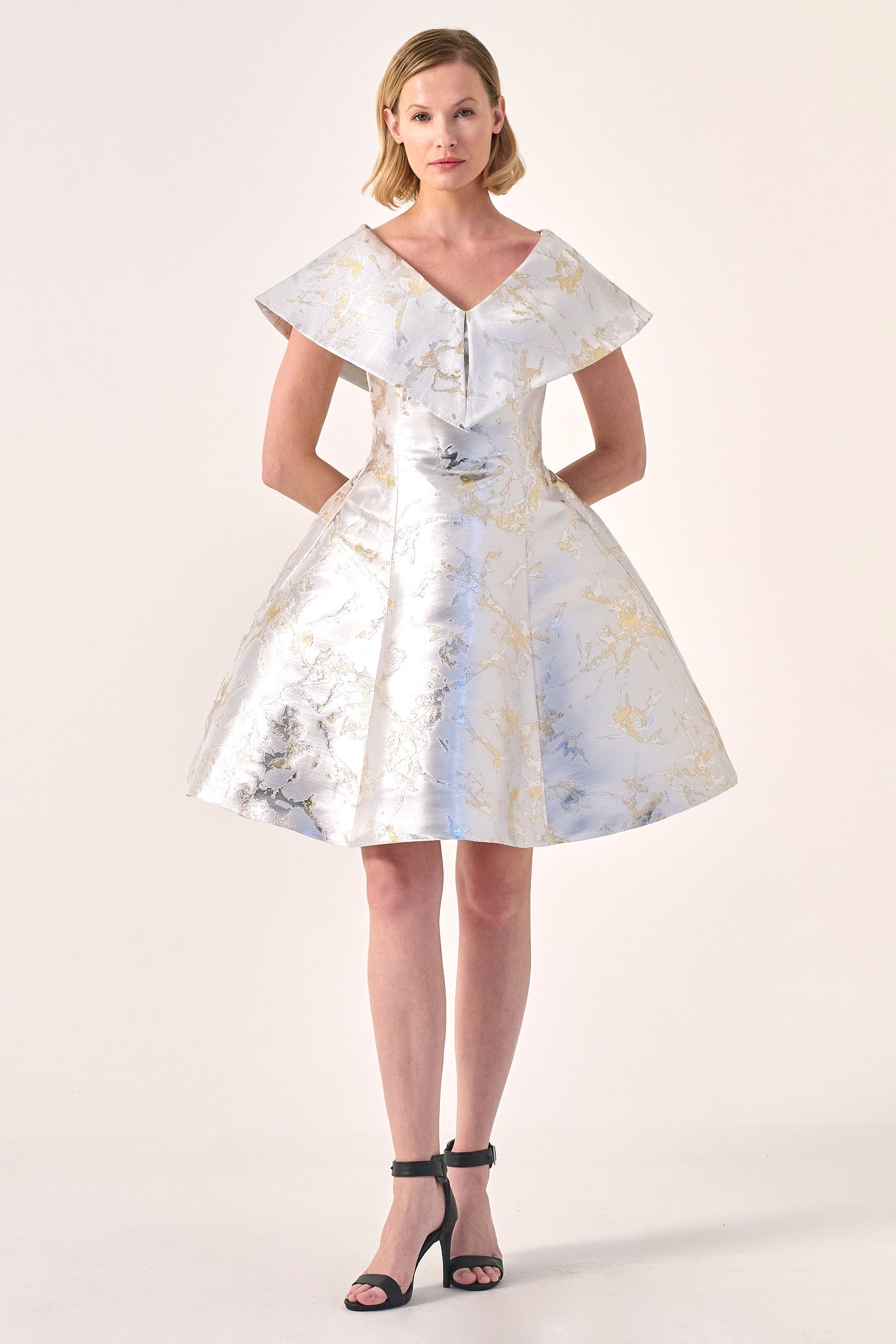 Contemporary Elegance: Sculpted Fit-and-Flare Dress John Paul Ataker Contemporary Elegance: Sculpted Fit-and-Flare Dress John Paul Ataker