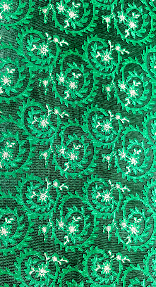 Floral Embroidered Lace