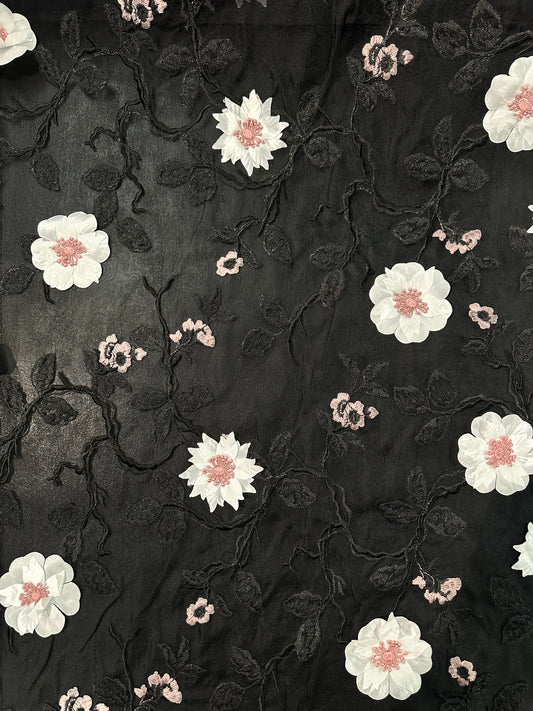 Floral Silk Embroidery