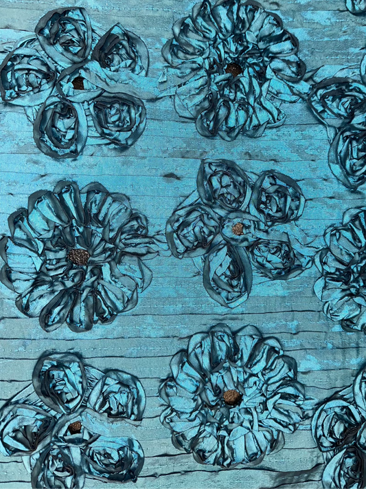 Satin Rosette Embroidery