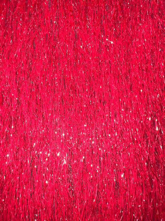 Metallic Eyelash Fabric