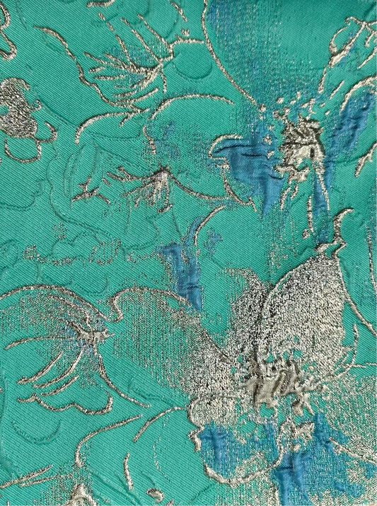 Textured Floral Pattern Jacquard