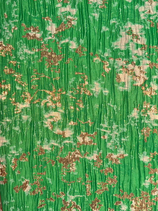 Metallic Burnout Brocade