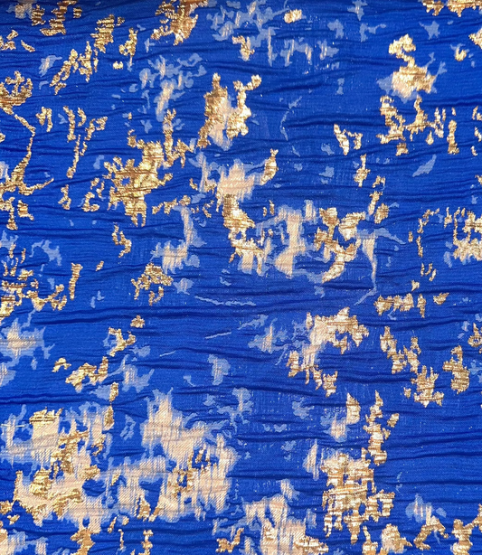 Metallic Burnout Brocade