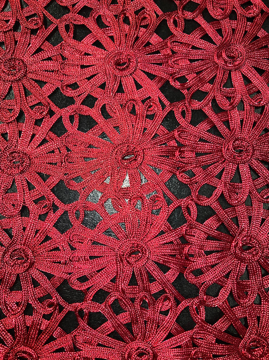 Polyester Floral Embroidery