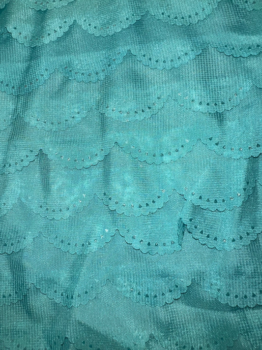 Chiffon Laser Cut Embroidery