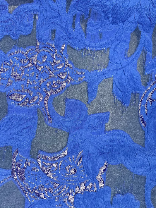 Chandelier Pattern Burnout Brocade