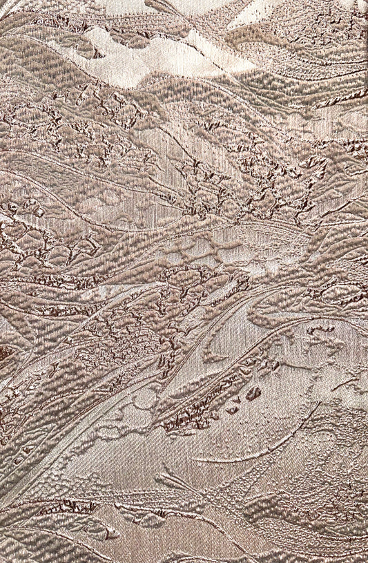 Floral Wave Pattern Brocade