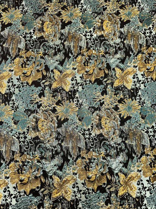 Multicolor Garden Pattern Jacquard