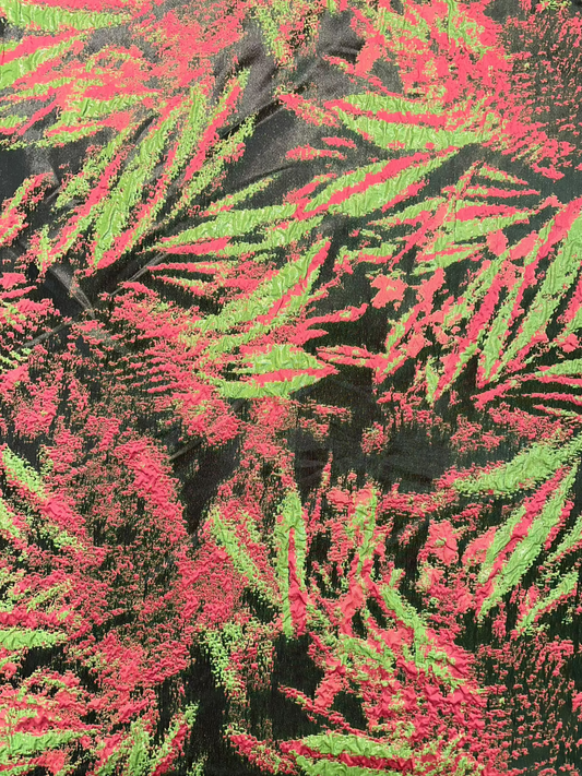 Textured Needle Leaf Pattern Jacquard