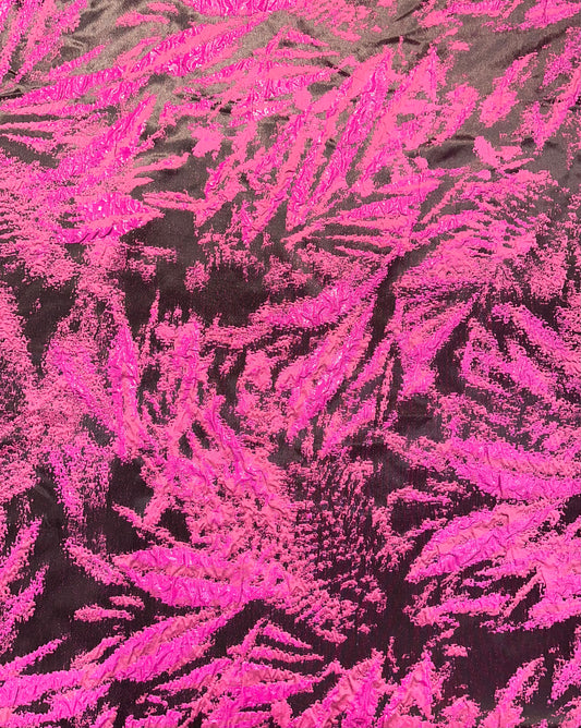 Textured Needle Leaf Pattern Jacquard