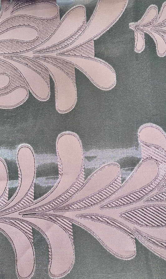 Seaweed Frond Pattern Brocade