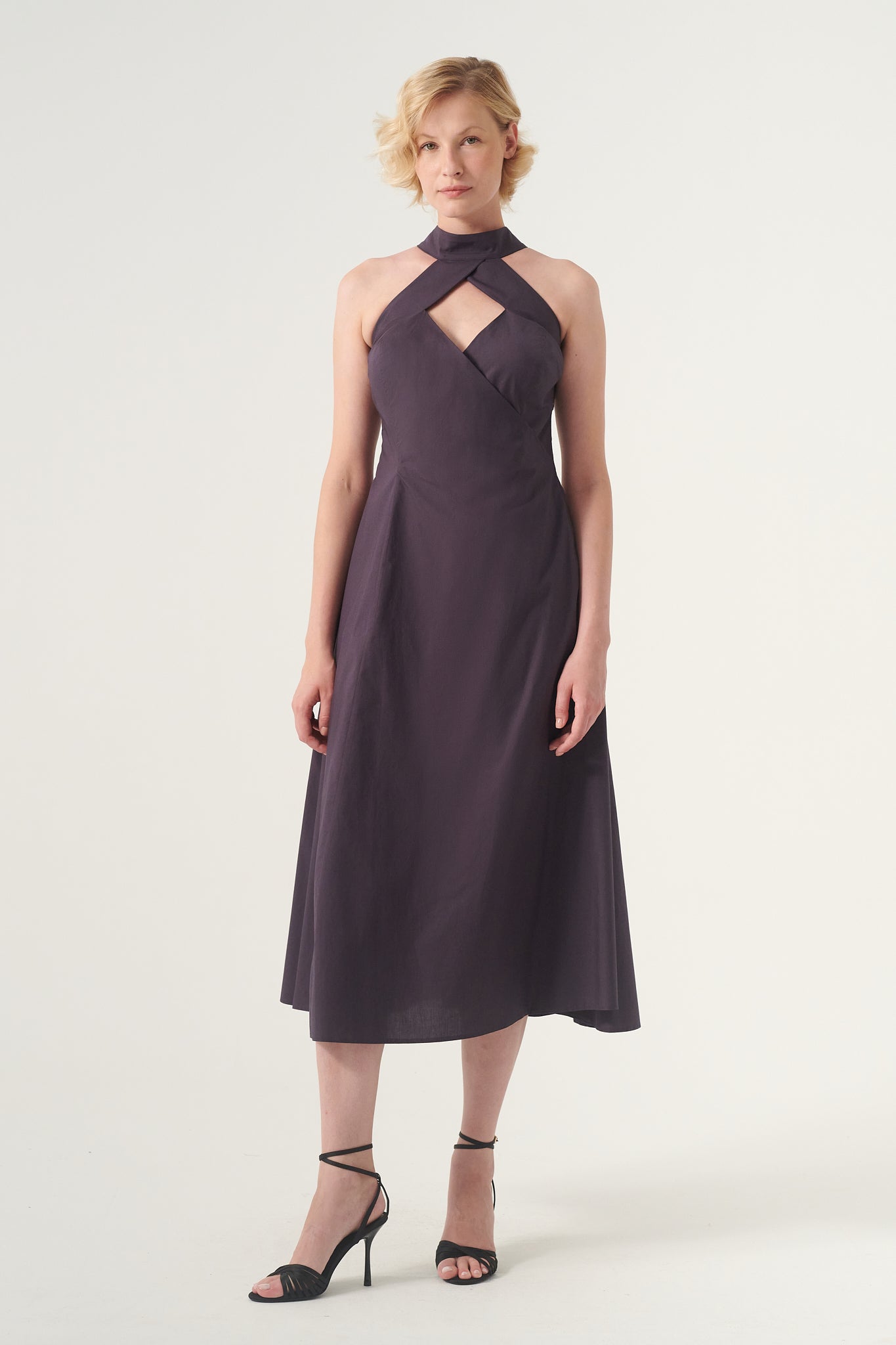 The halter neckline midi Dress John Paul Ataker The halter neckline midi Dress John Paul Ataker