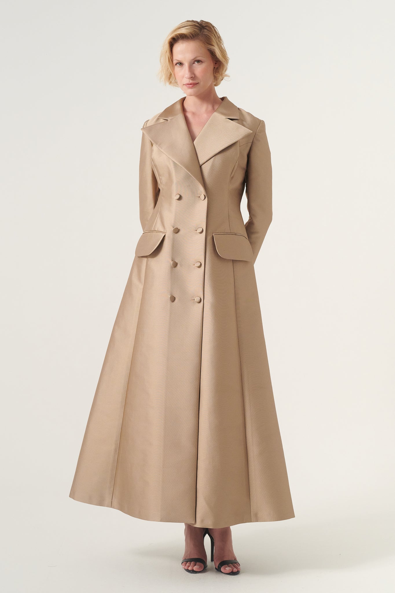 Double-breasted Blazer long sleeve Maxi Dress John Paul Ataker Double-breasted Blazer long sleeve Maxi Dress John Paul Ataker