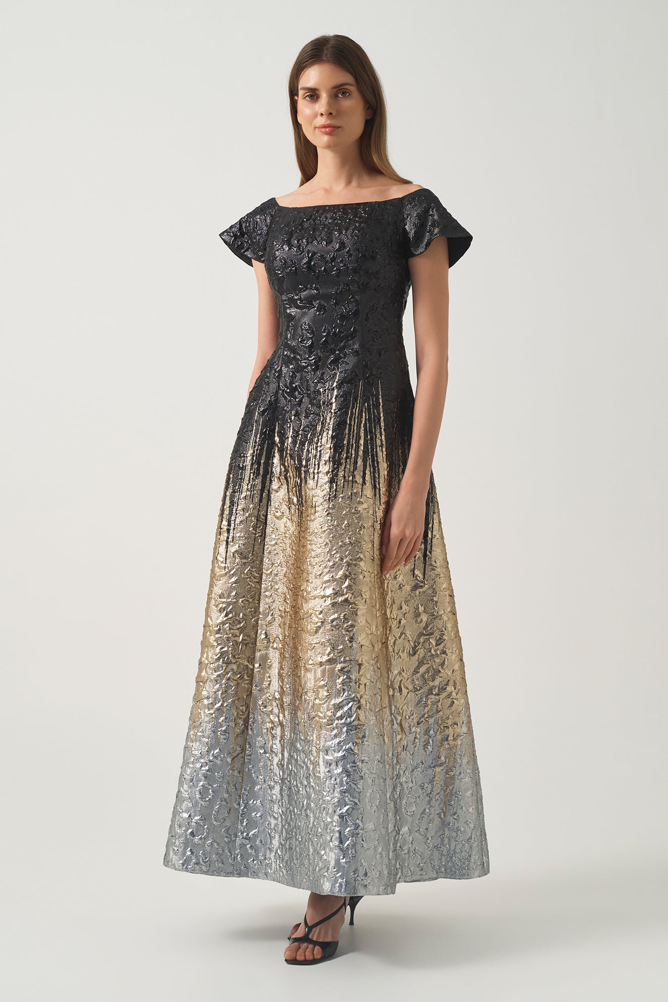 Boat Neck Long Dress John Paul Ataker Boat Neck Long Dress John Paul Ataker