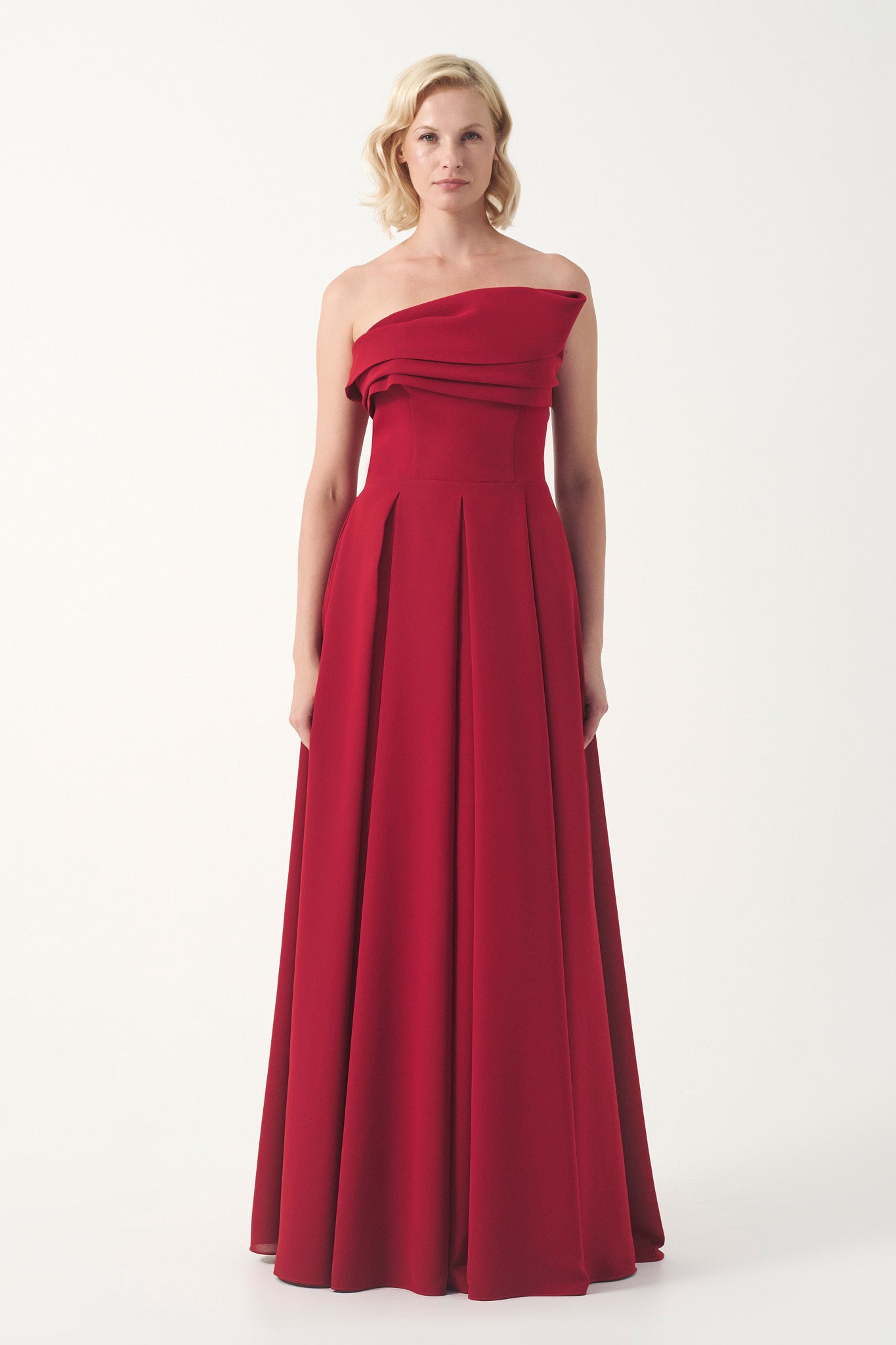 Asymmetric Draped Long Dress John Paul Ataker Asymmetric Draped Long Dress John Paul Ataker