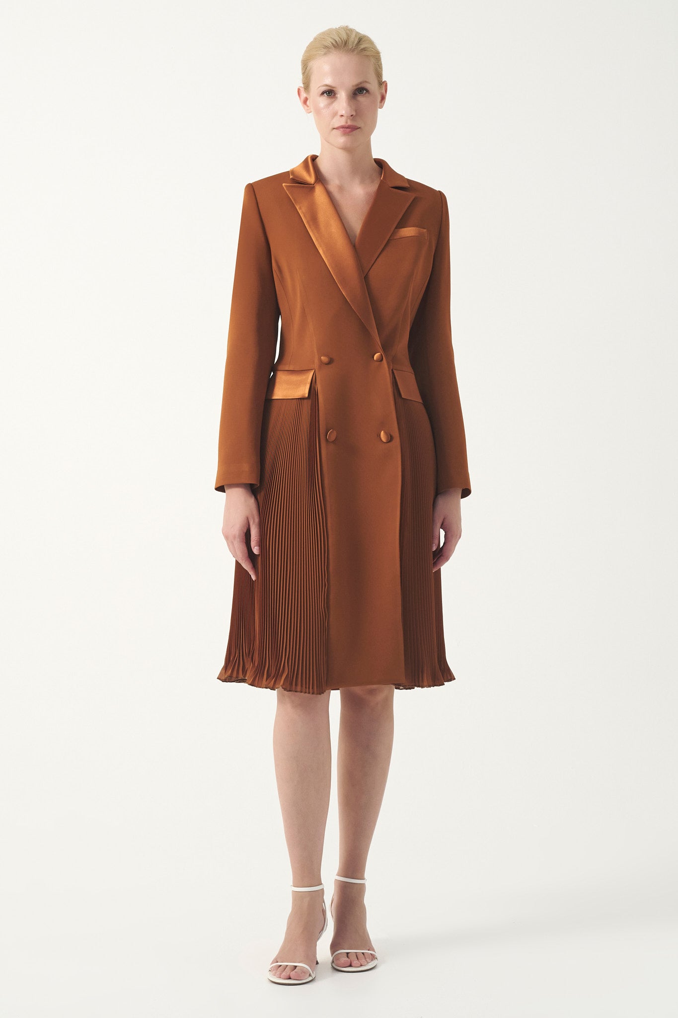 Pleated Charm Coat Dress John Paul Ataker Pleated Charm Coat Dress John Paul Ataker