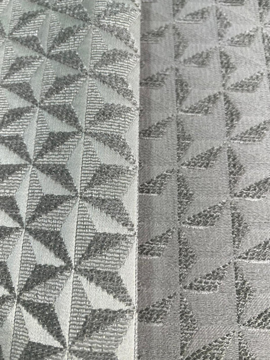 Patterned Silver Upholstery Fabric