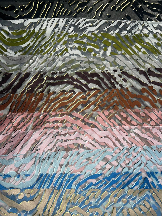 Zebra Patterned Viscose