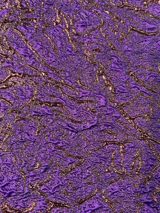 Textured Metallic Pattern Jacquard