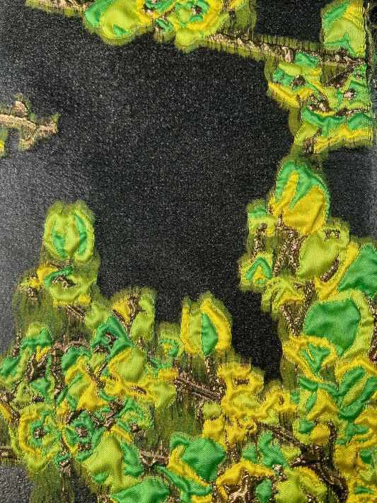 Floral Burnout Brocade