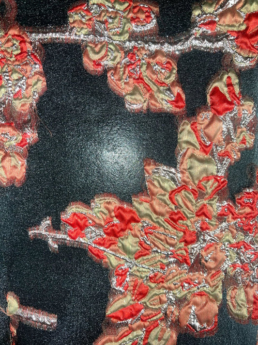 Floral Burnout Brocade