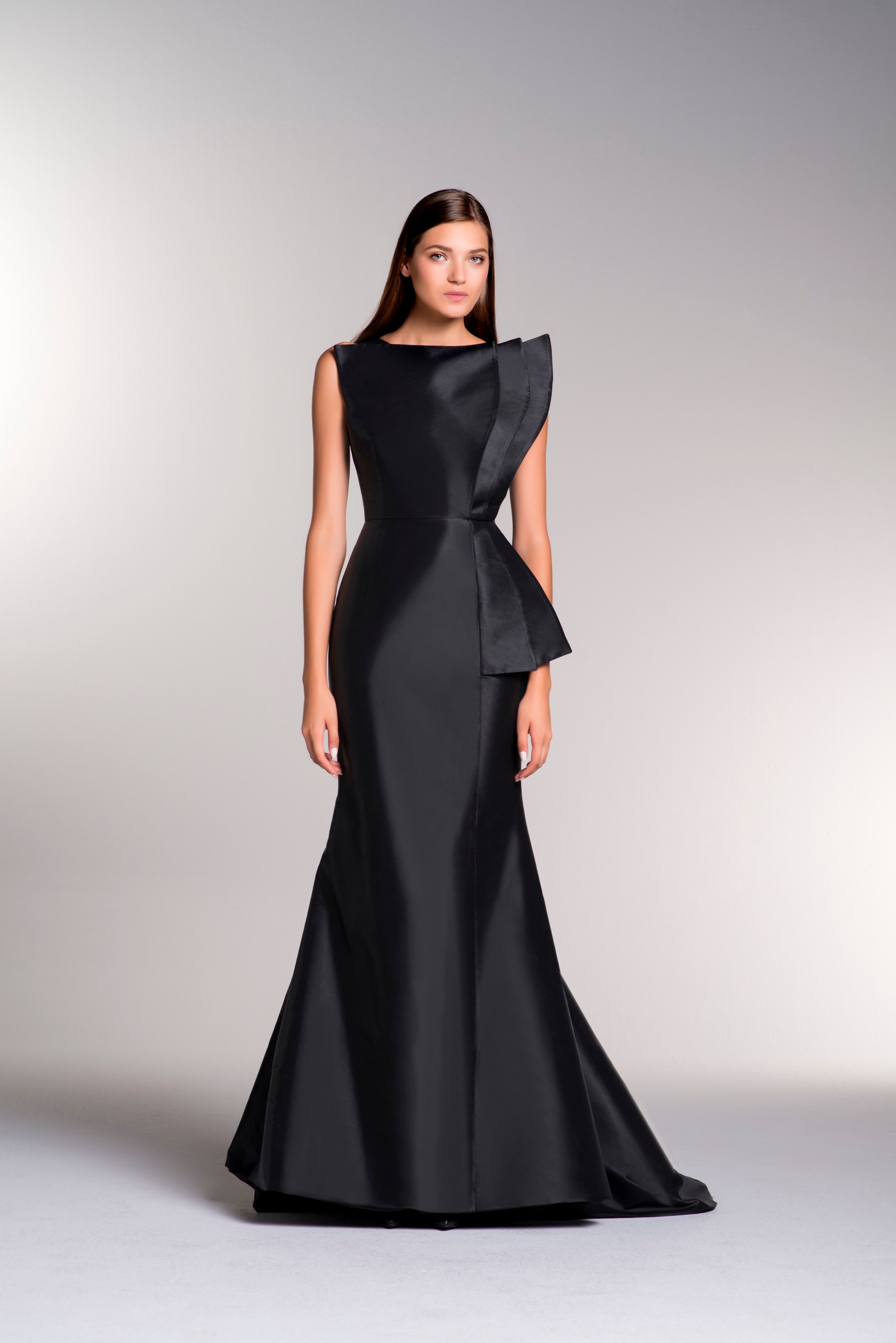 Structured Acetate Taffeta Gown John Paul Ataker Structured Acetate Taffeta Gown John Paul Ataker