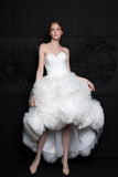 Strapless Sweetheart Layered Tulle Ball Gown Wedding Dress