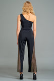 Jumpsuit with Metallic Detail