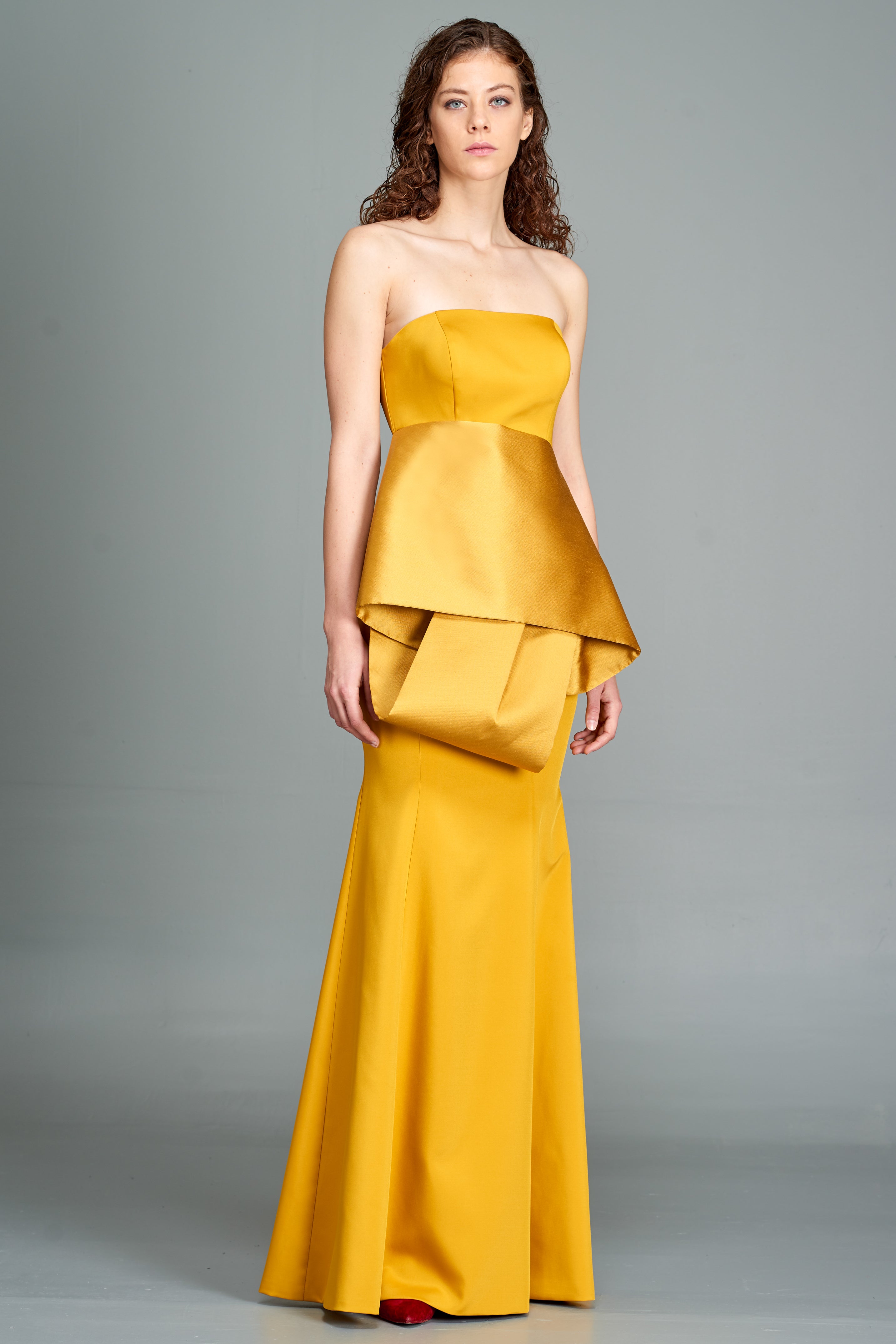 Taffeta Structured Faille Gown John Paul Ataker Taffeta Structured Faille Gown John Paul Ataker