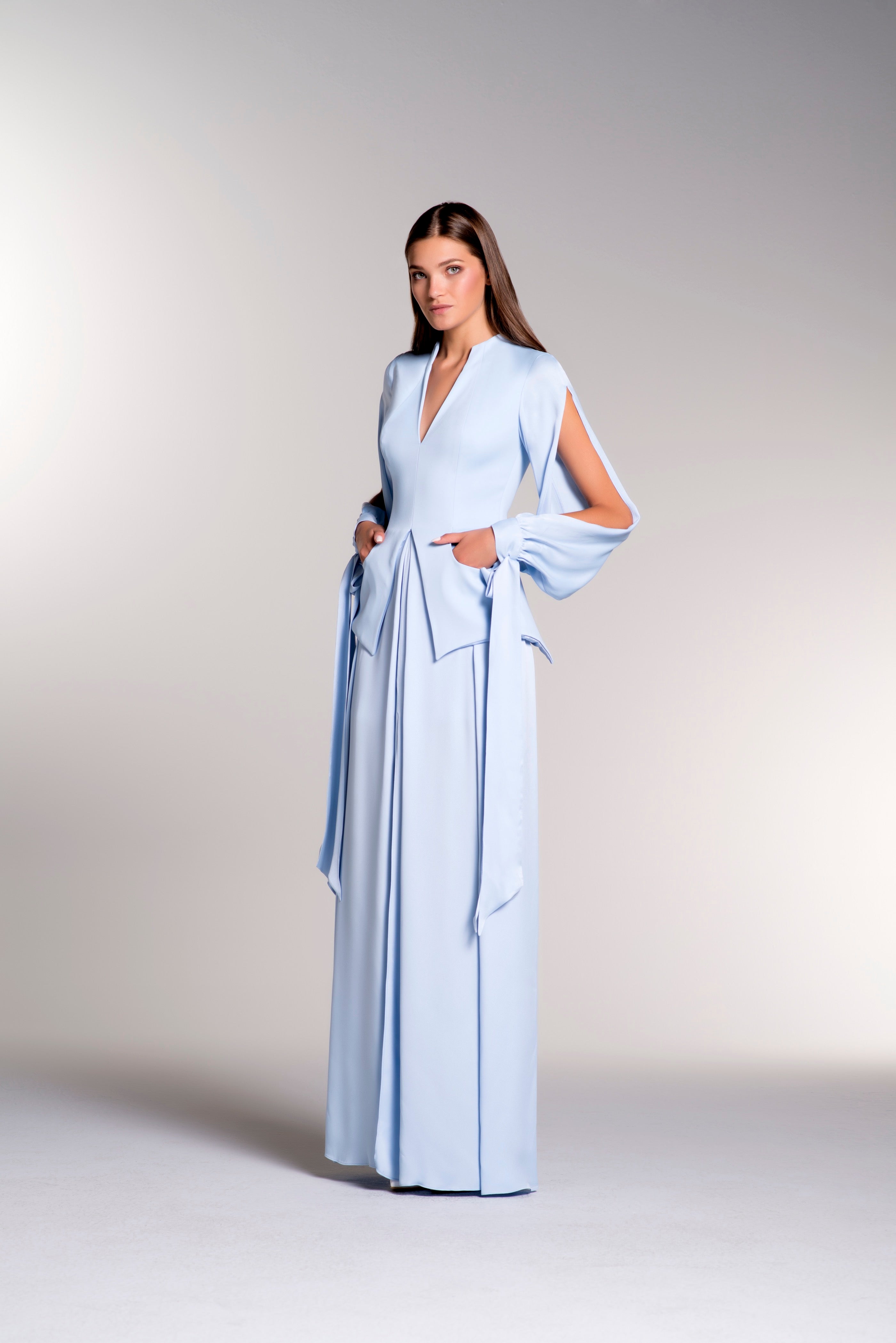Draped Viscose Gown John Paul Ataker Draped Viscose Gown John Paul Ataker