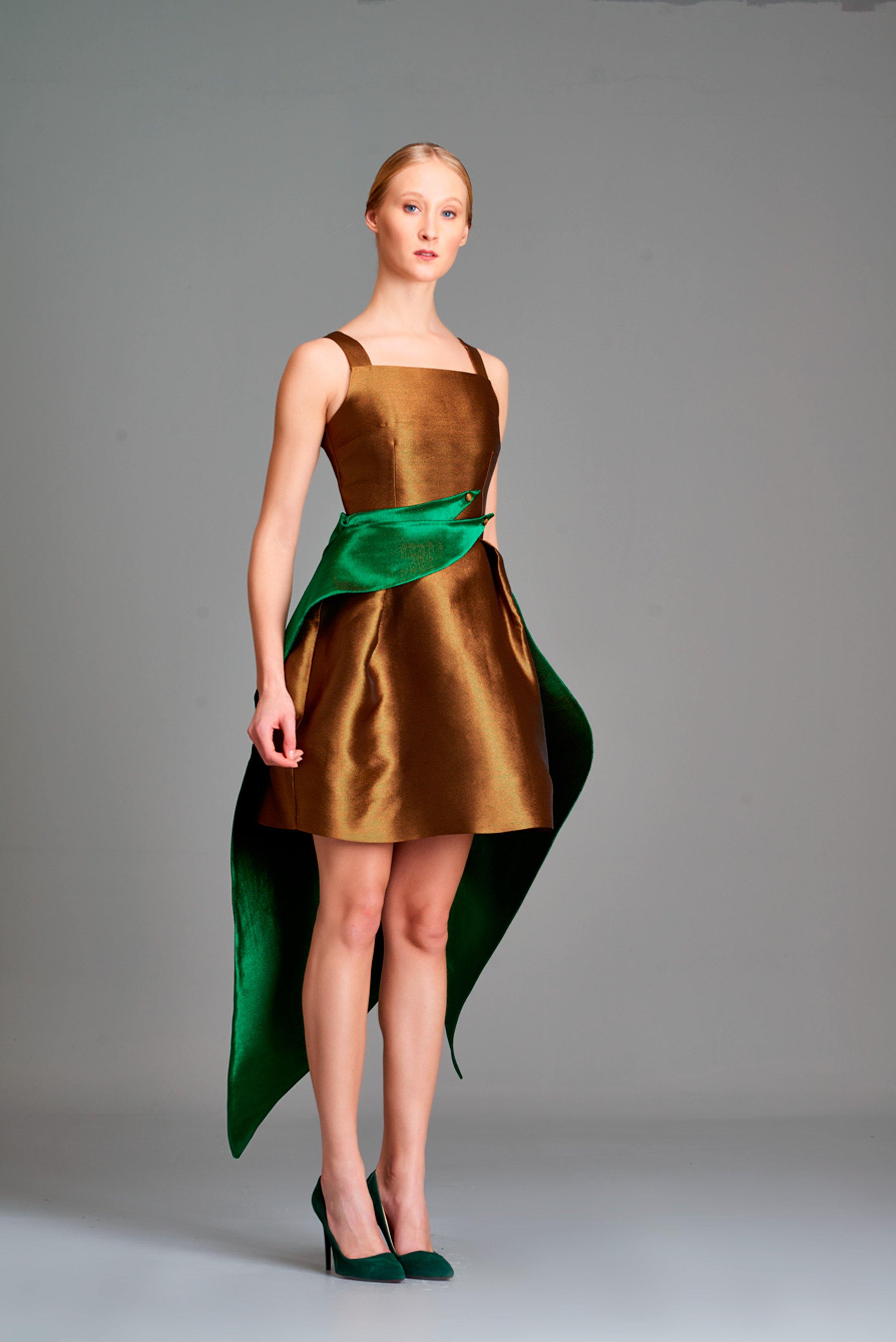 Structured Double-Side Taffeta Short Dress John Paul Ataker Structured Double-Side Taffeta Short Dress John Paul Ataker