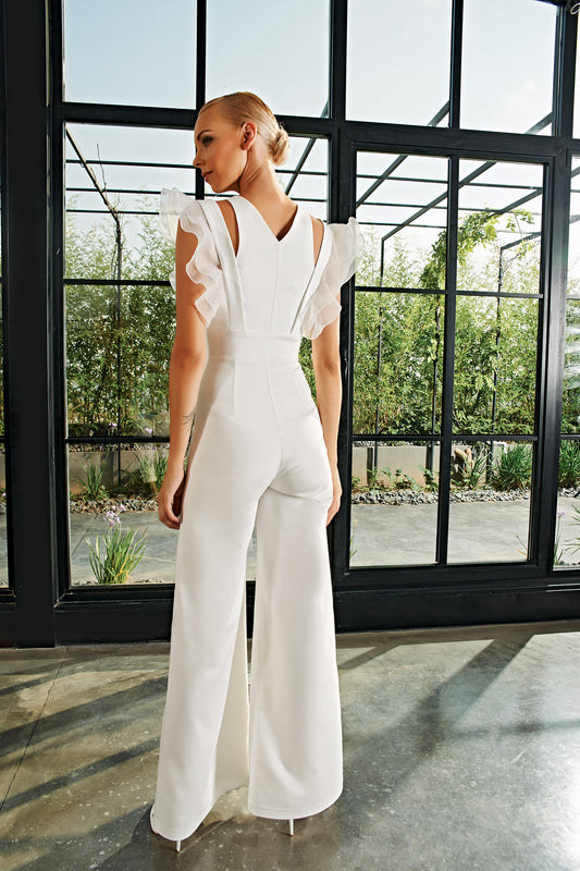 Side Ruffled Jumpsuit