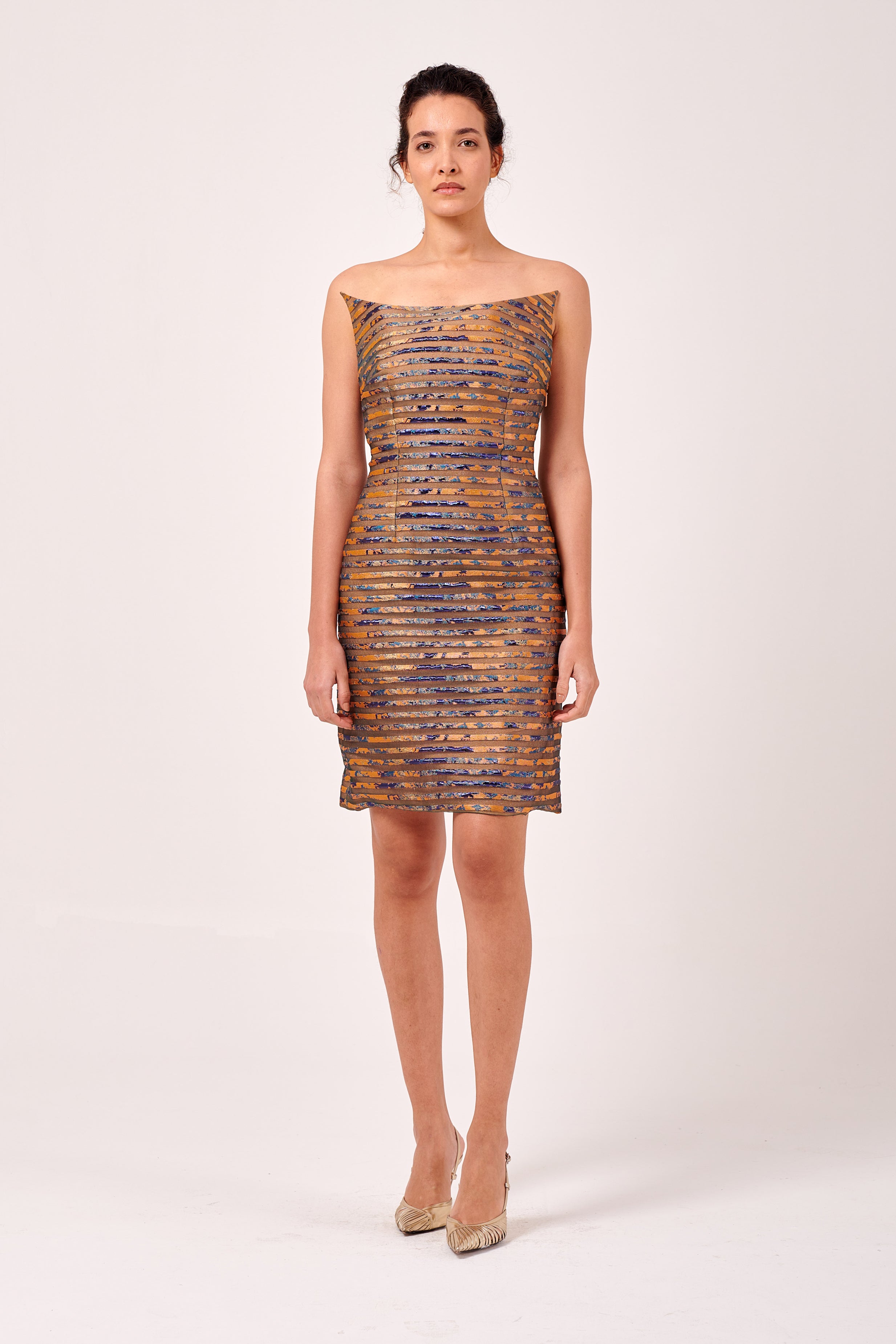 Strapless Mini Length Jacquard Dress John Paul Ataker Strapless Mini Length Jacquard Dress John Paul Ataker