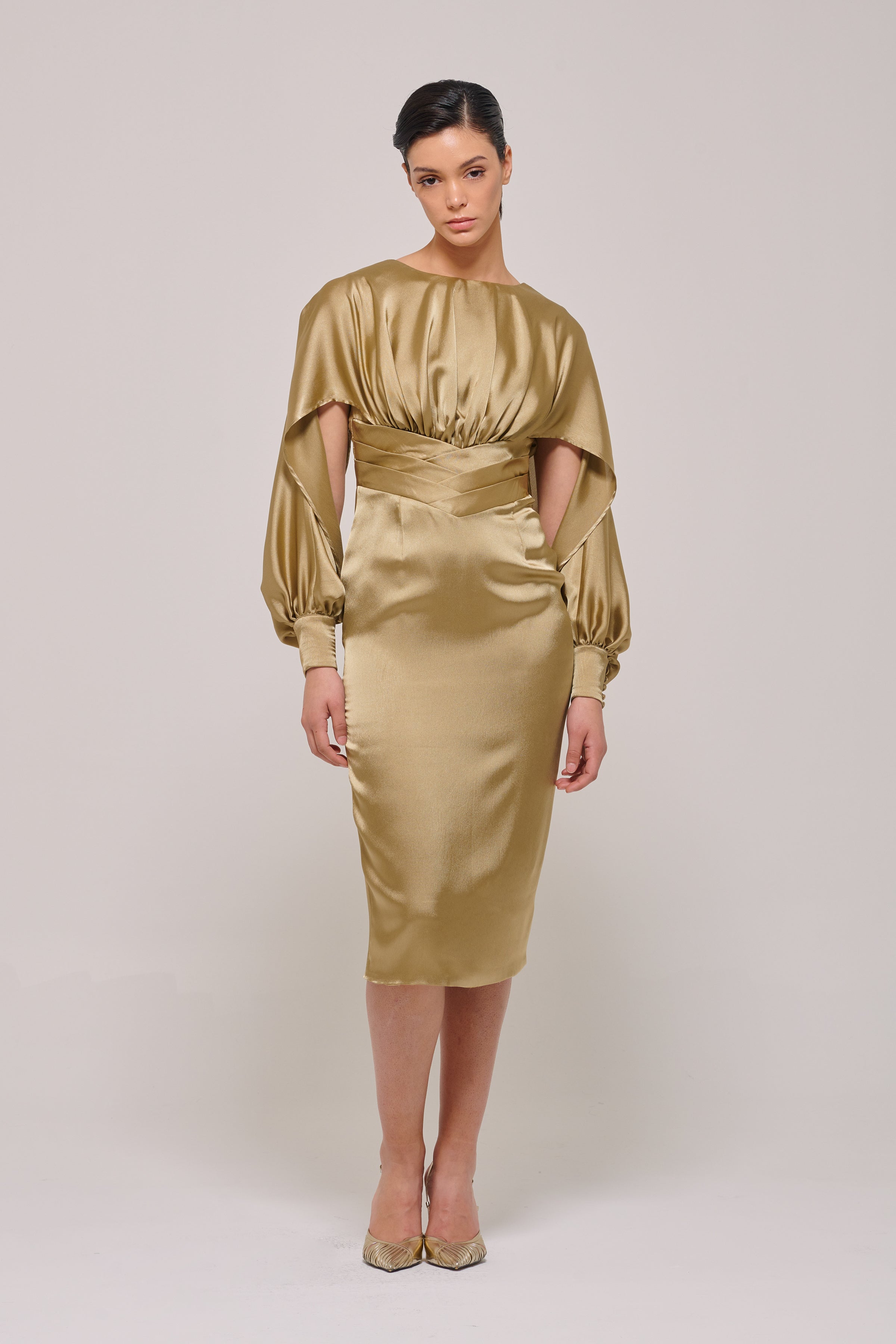Puffy Sleeve Pencil Dress John Paul Ataker Puffy Sleeve Pencil Dress John Paul Ataker