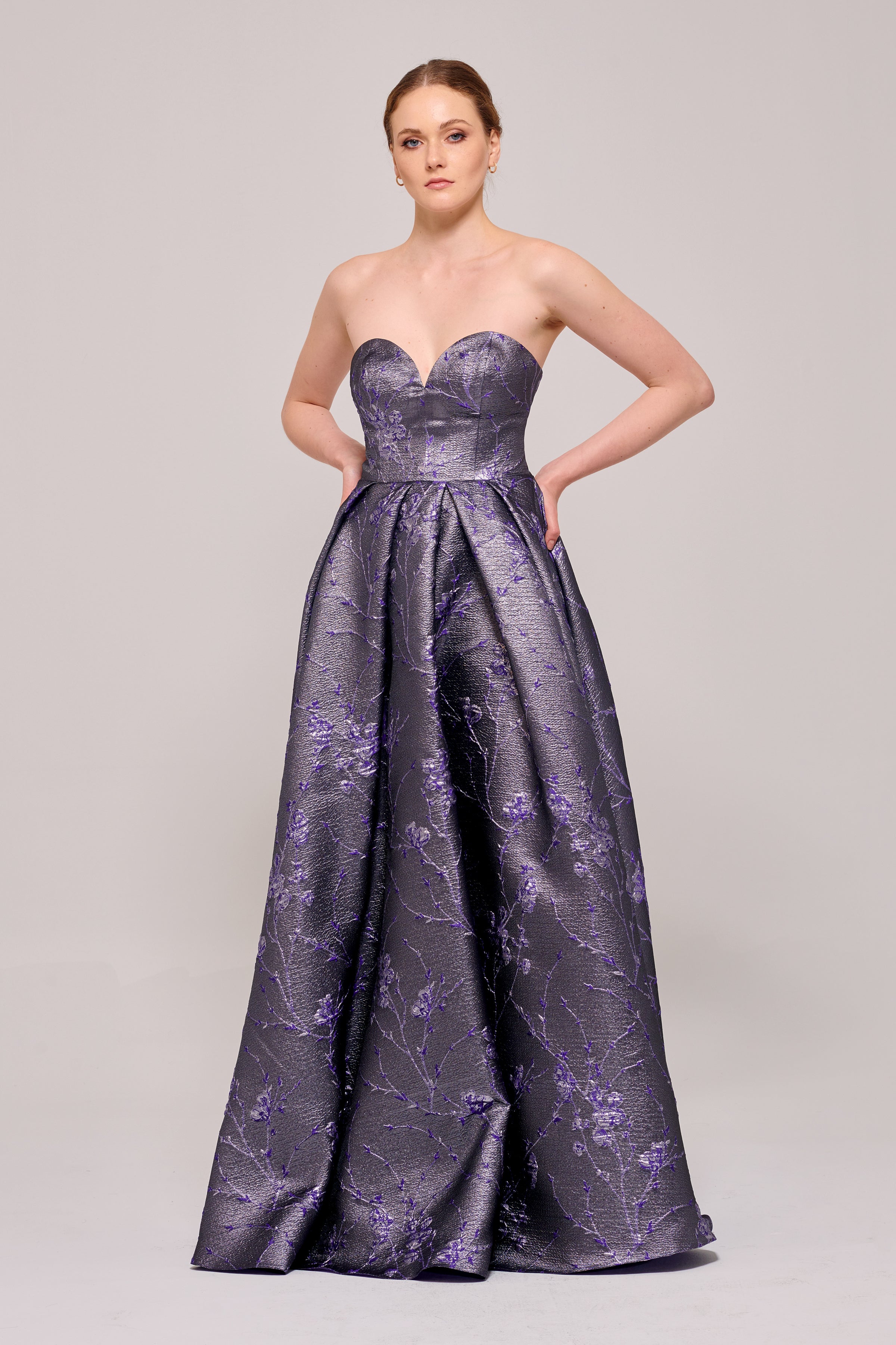 Sweetheart Neckline Fit and Flare Long Dress John Paul Ataker Sweetheart Neckline Fit and Flare Long Dress John Paul Ataker