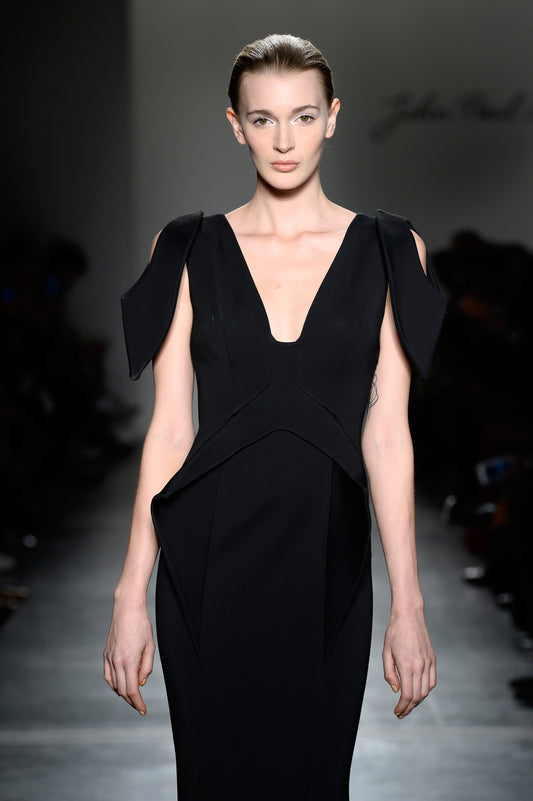 Structured Double Viscose Mermaid Dress