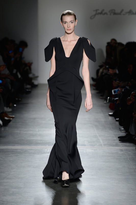 Structured Double Viscose Mermaid Dress