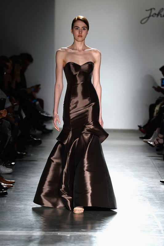 Structured Taffeta Mermaid Dress