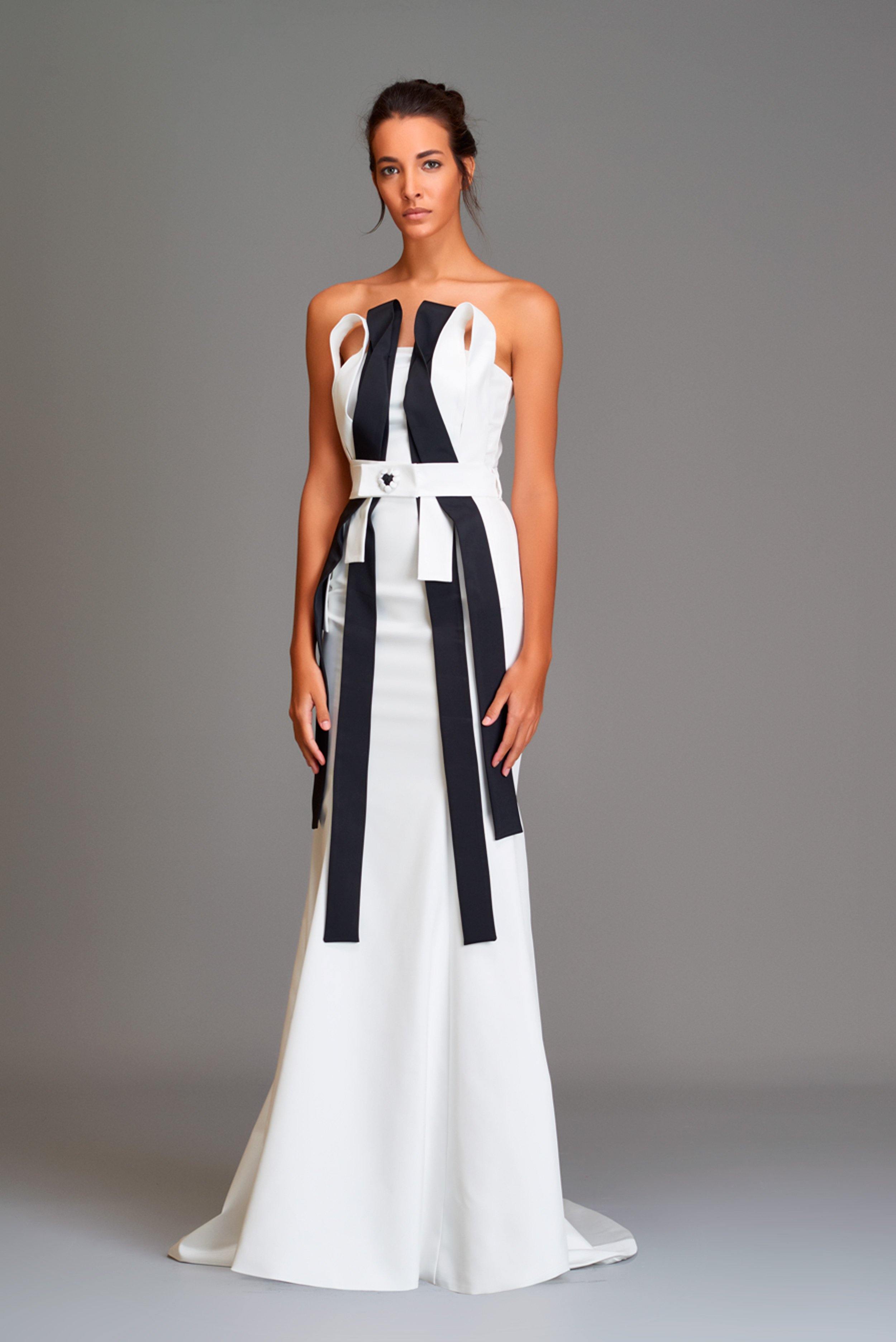 Strap Detailed Mermaid Gown John Paul Ataker Strap Detailed Mermaid Gown John Paul Ataker
