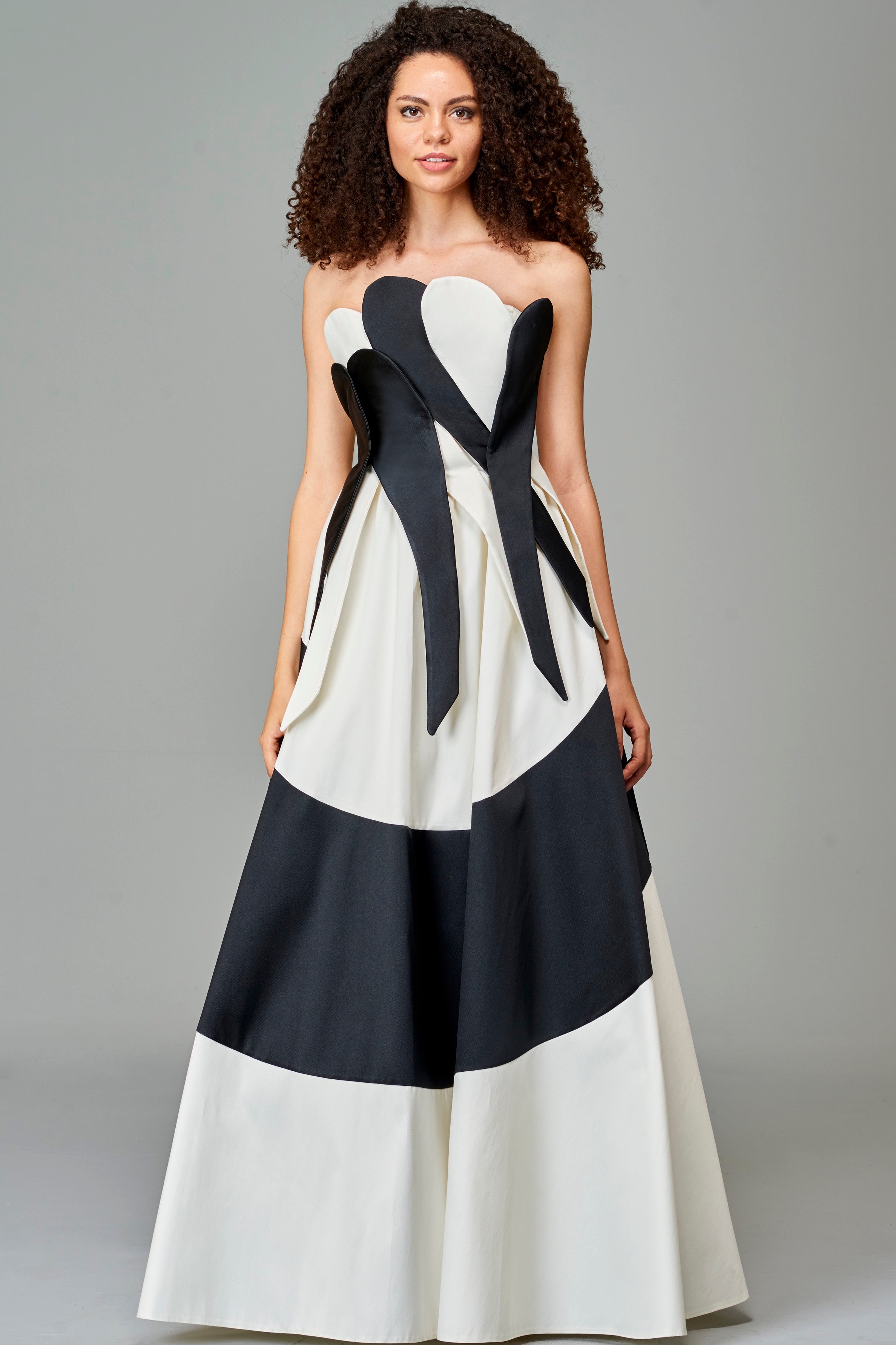 two toned black and white dress Ladies Retro Black and White Mod 2 Tone Dress 10 / Checkerboard
