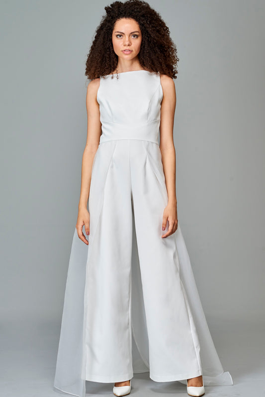 Organza Overskirt Jumpsuit