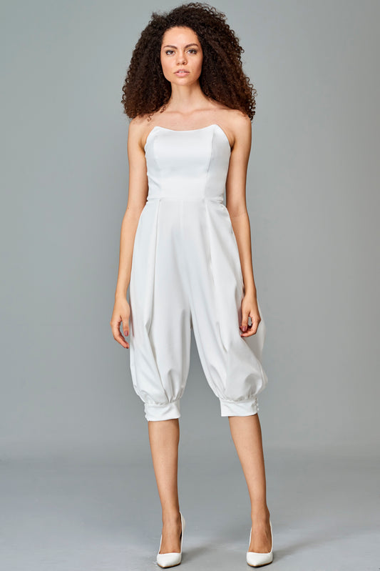 Strapless Shalwar Jumpsuit