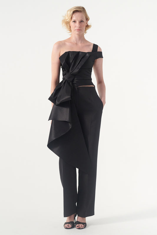 Bow Detailed Crop Top