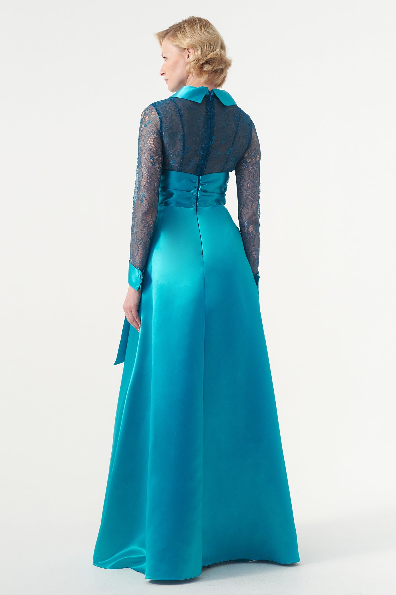 Lace And Taffeta Long Shirt Dress John Paul Ataker Lace And Taffeta Long Shirt Dress John Paul Ataker