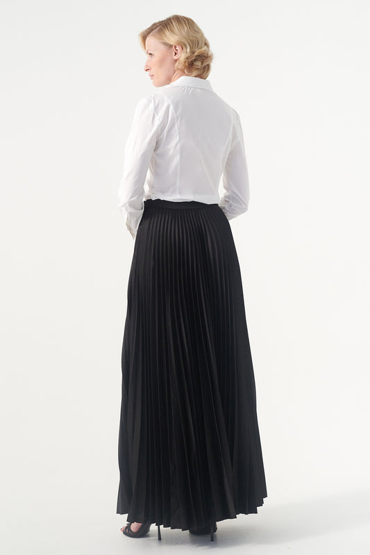 Plisse A-line Skirt