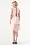 Stretch Faille Short Dress