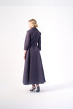 Long sleeve maxi length functional jacket style gown