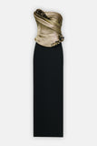Sculpted Draped Corset Gown