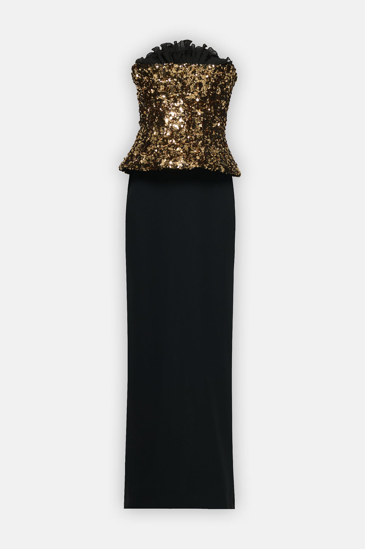 Gilded Noir Sequin Gown